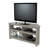 Inval Corner TV Stand 50 in. W Smoked Oak Fits TVs Up to 50 in. with Cable Management MTV-17019